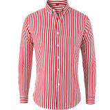Xavier - Striped Soft-Blend Overshirt