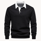 Finn - Flexible Soft-Blend Polo Sweatshirt