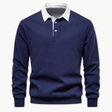 Finn - Flexible Soft-Blend Polo Sweatshirt