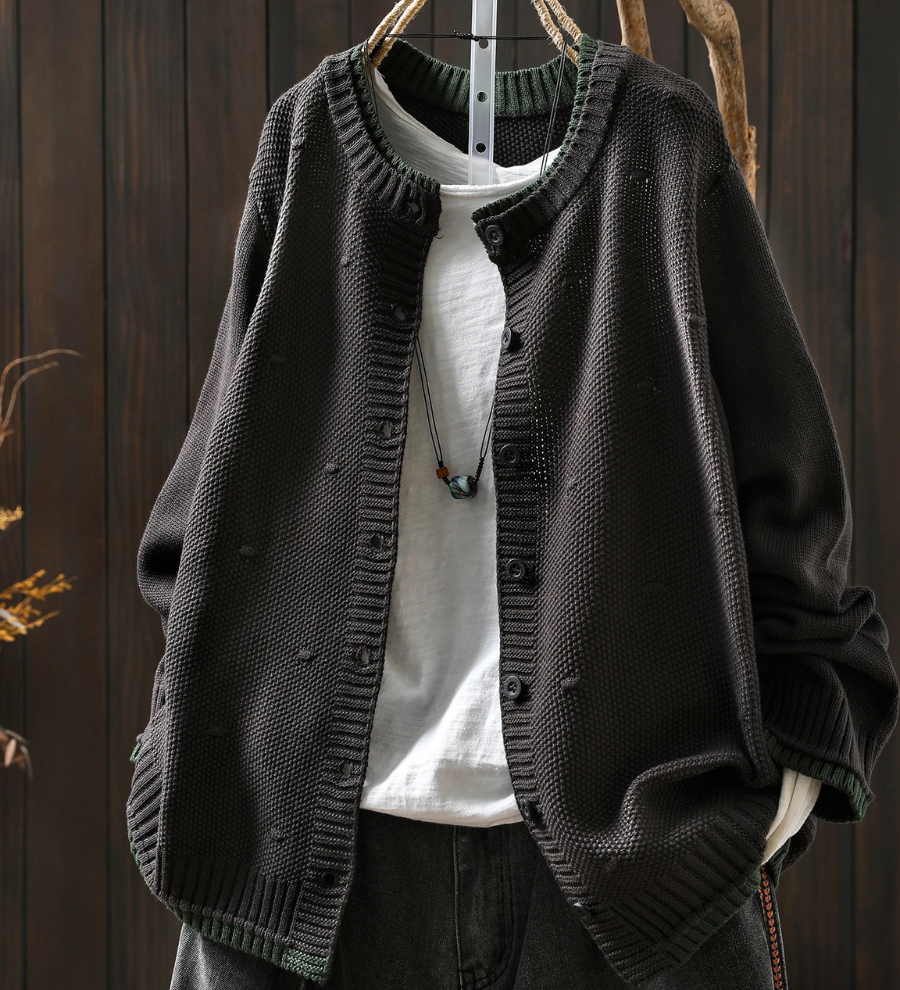 Annabelle - Textured Knit Cardigan