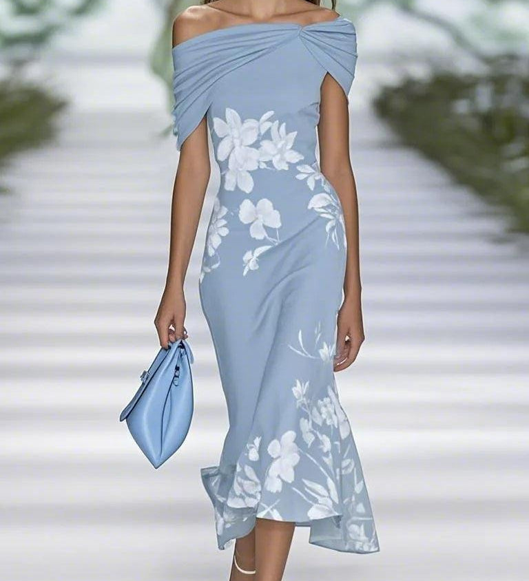 Emily | Kleid elegant mit Blumenprint