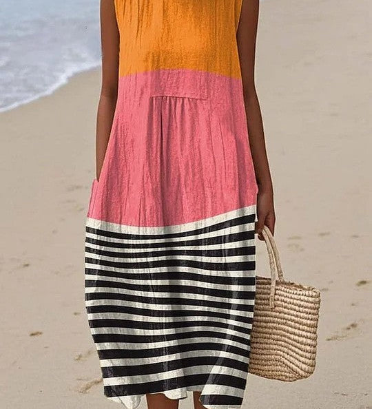 Bonnie - Colour Block Dress