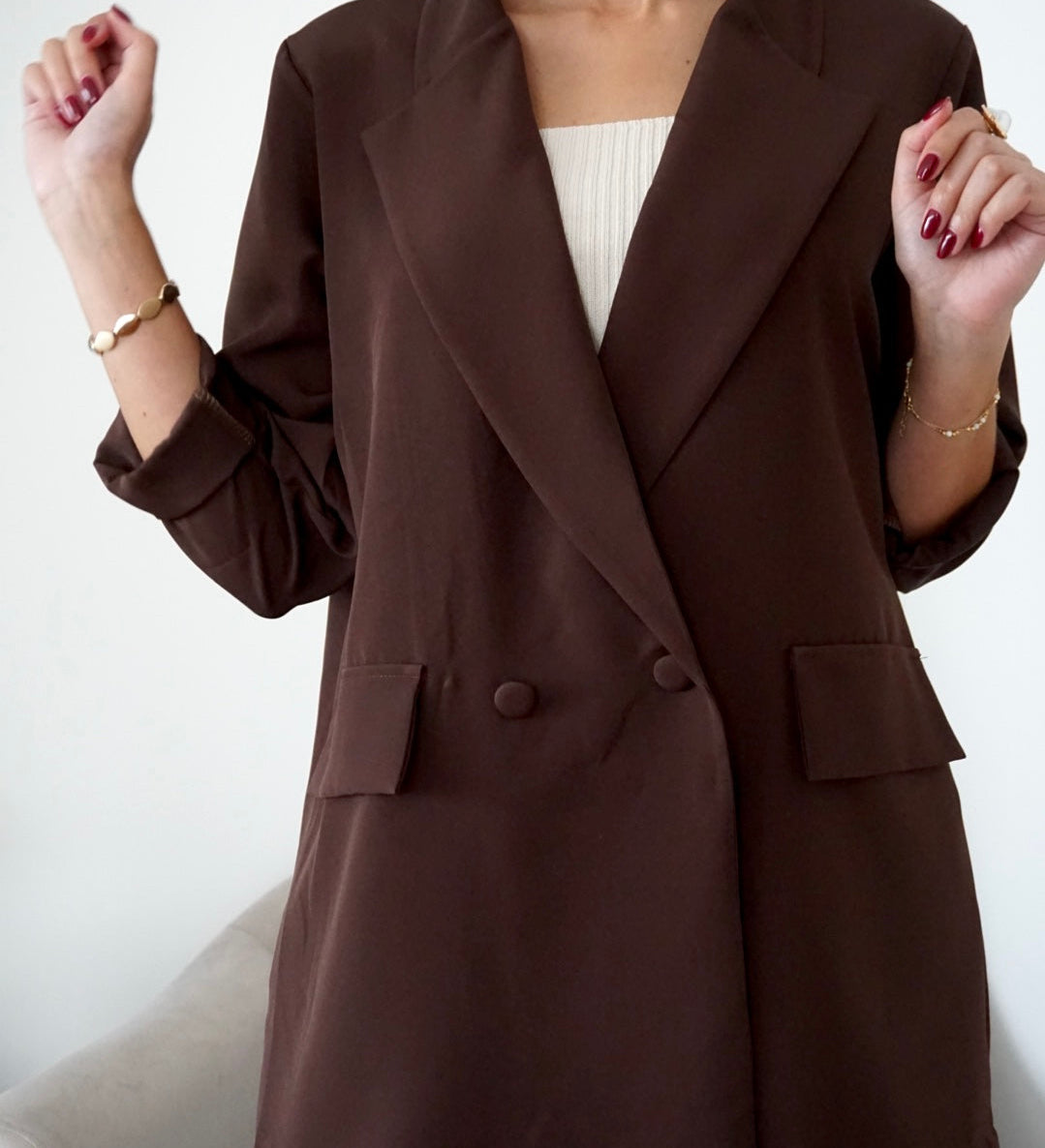 Abigail - Burgundy Co-Ord Set