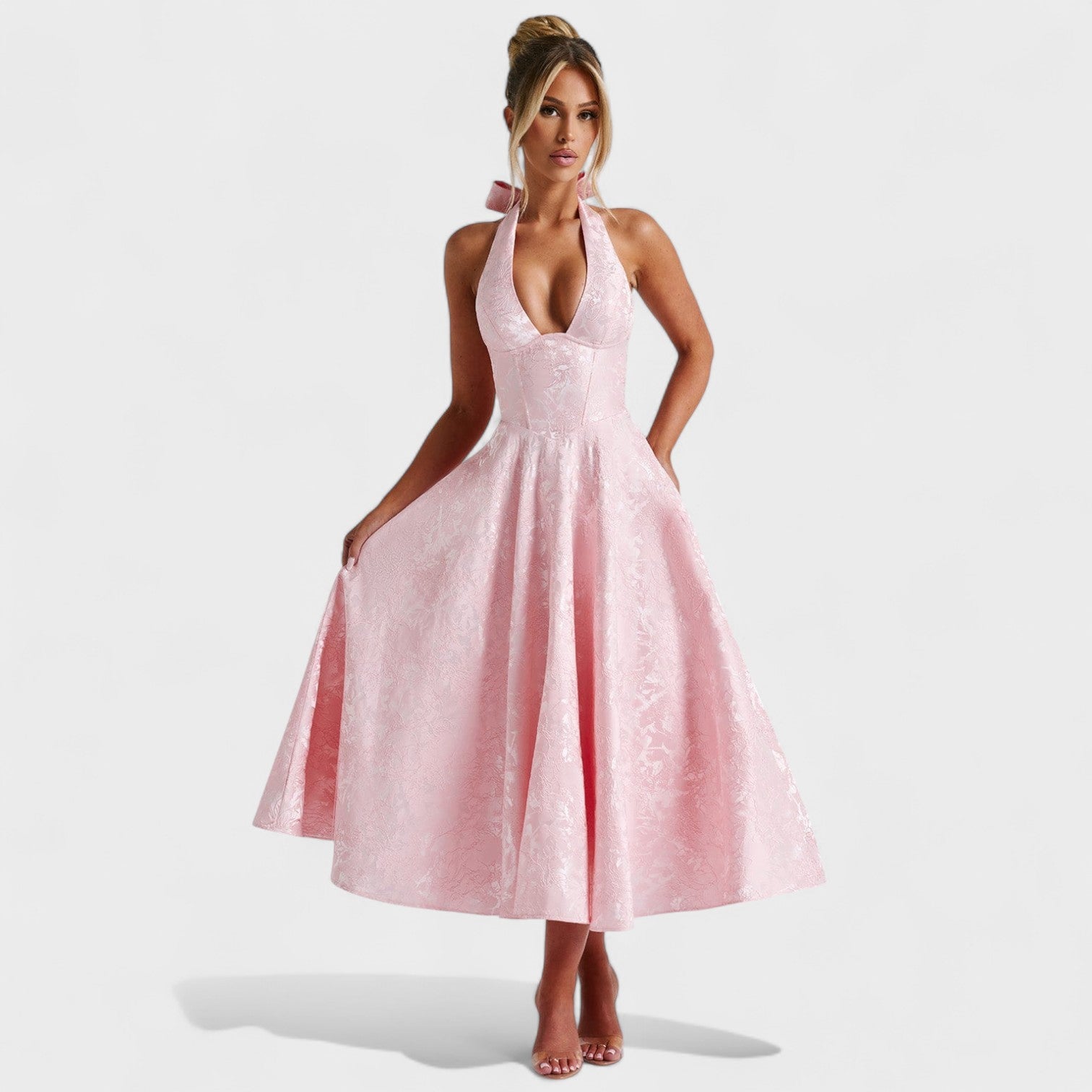 Audrey - Elegant Midi Dress