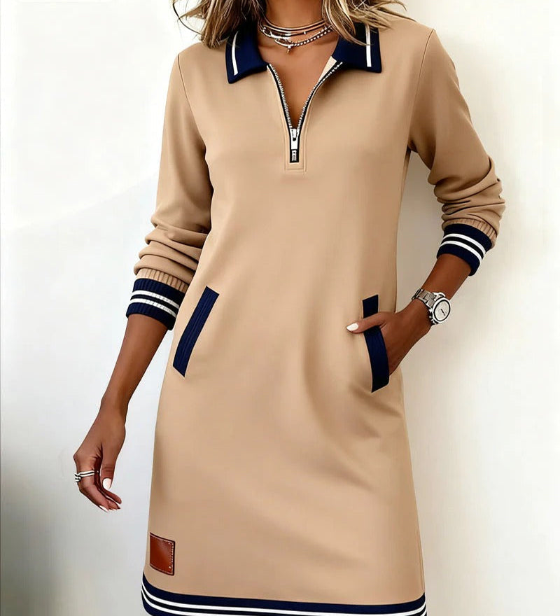 Catalina | Long Sleeve Cotton Dress