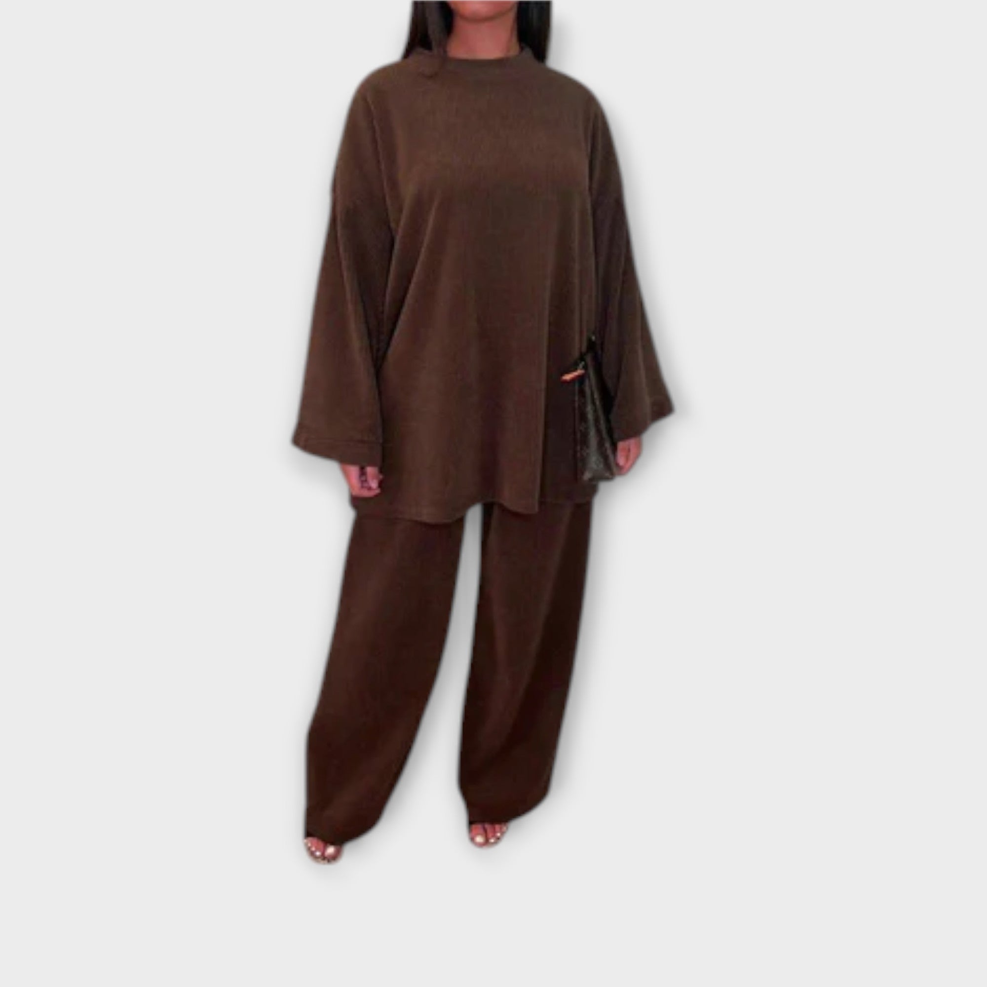 Stella - Plus-Size Ribbed Set