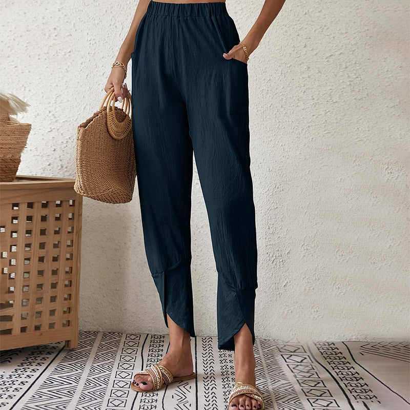 Johanna | Hose mit ausgefranstem Saum